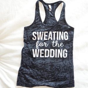 Sweating for the wedding